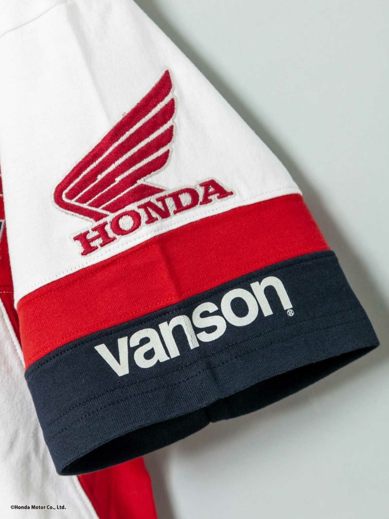 【HONDA×VANSON】“HRC WING”刺繍入りTシャツ