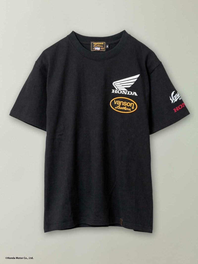 【HONDA×VANSON】ボーン刺繍Tシャツ