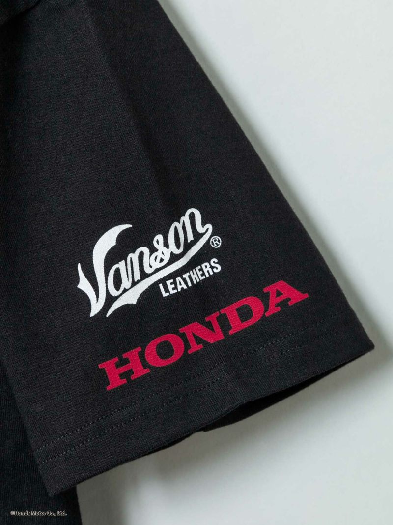 【HONDA×VANSON】ボーン刺繍Tシャツ