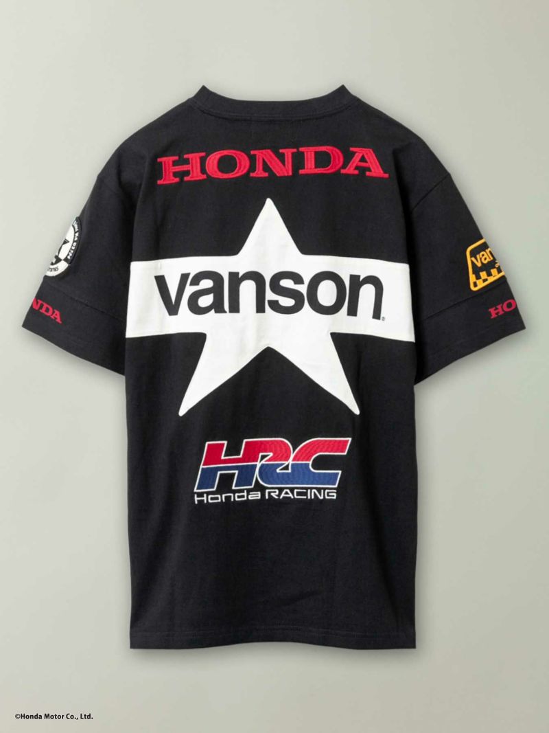 【HONDA×VANSON】“ワンスター”刺繍入りTシャツ