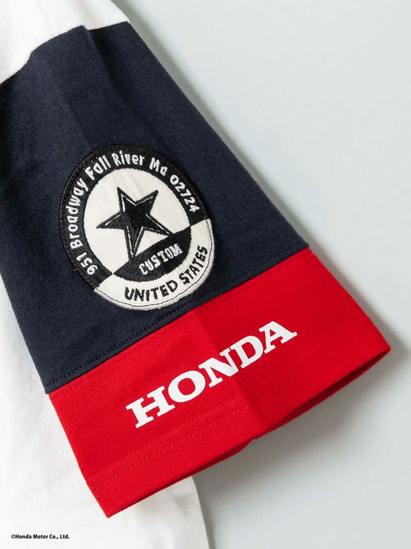 【HONDA×VANSON】“ワンスター”刺繍入りTシャツ