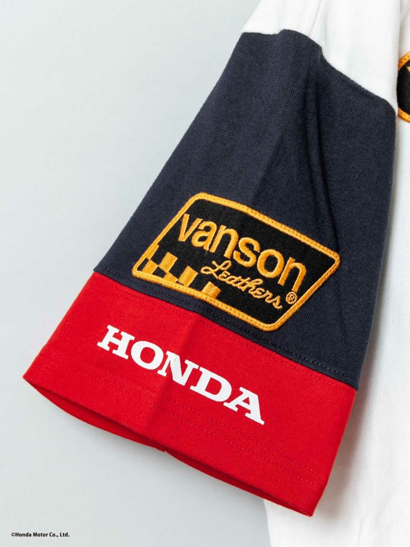 【HONDA×VANSON】“ワンスター”刺繍入りTシャツ