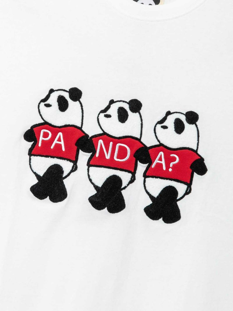 ＜予約＞【PANDIESTA JAPAN】“グッドフレンズ”刺繍入りTシャツ