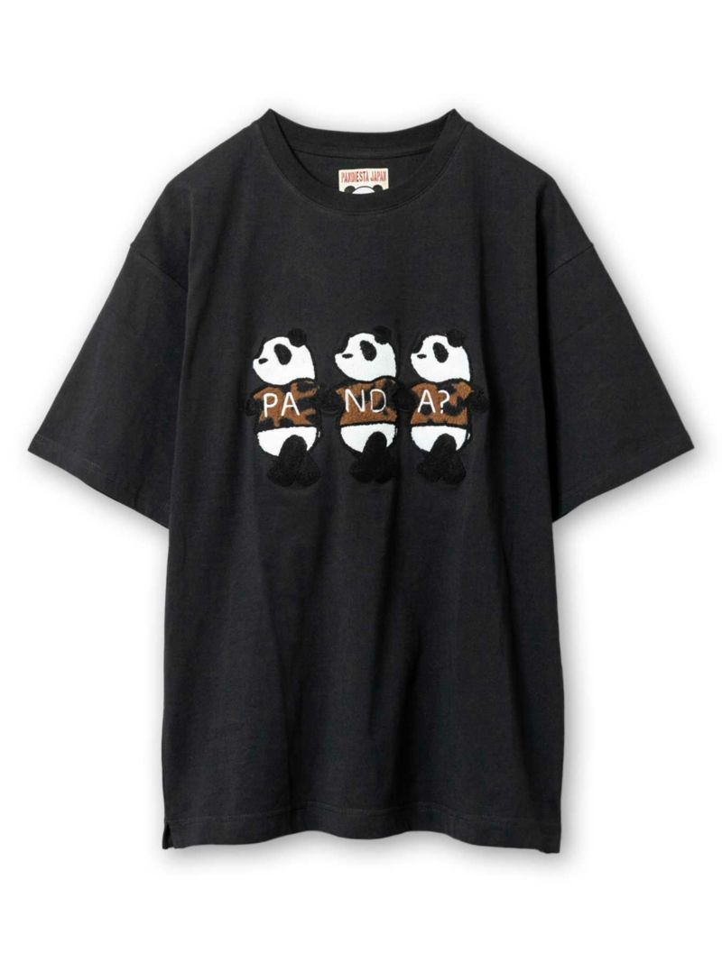 ＜予約＞【PANDIESTA JAPAN】“グッドフレンズ”刺繍入りTシャツ