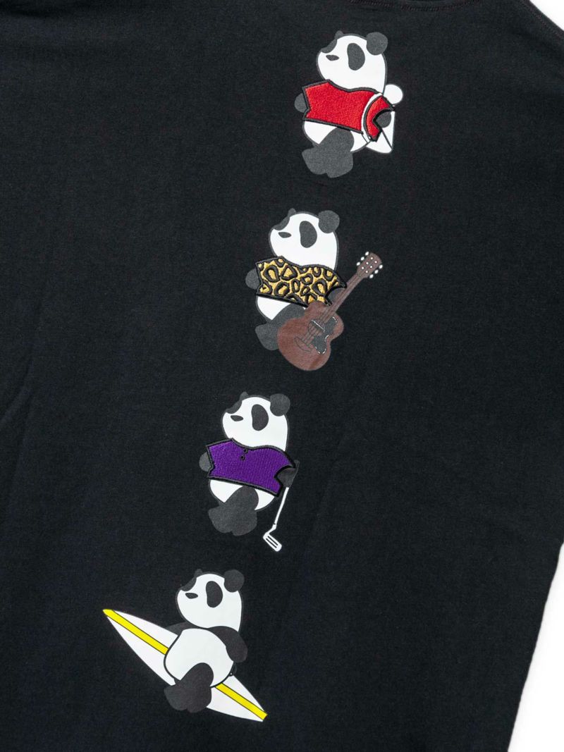 【PANDIESTA JAPAN】“ホビー＆プレイパンダ”刺繍入りTシャツ