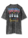  ＜予約＞【PANDIESTA JAPAN】“ロックパンダ From Hell”パウダー加工プリントTシャツ