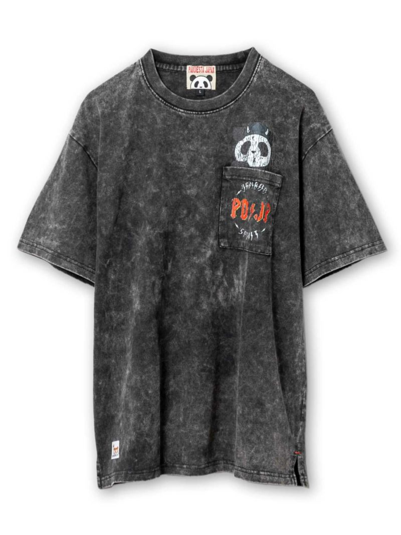 ＜予約＞【PANDIESTA JAPAN】“PD/JP ギタリスト”パウダー加工プリントTシャツ