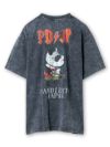 ＜予約＞【PANDIESTA JAPAN】“PD/JP ギタリスト”パウダー加工プリントTシャツ