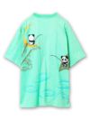 ＜予約＞【PANDIESTA JAPAN】“夜釣り熊猫”刺繍入りTシャツ