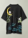 ＜予約＞【PANDIESTA JAPAN】“夜釣り熊猫”刺繍入りTシャツ
