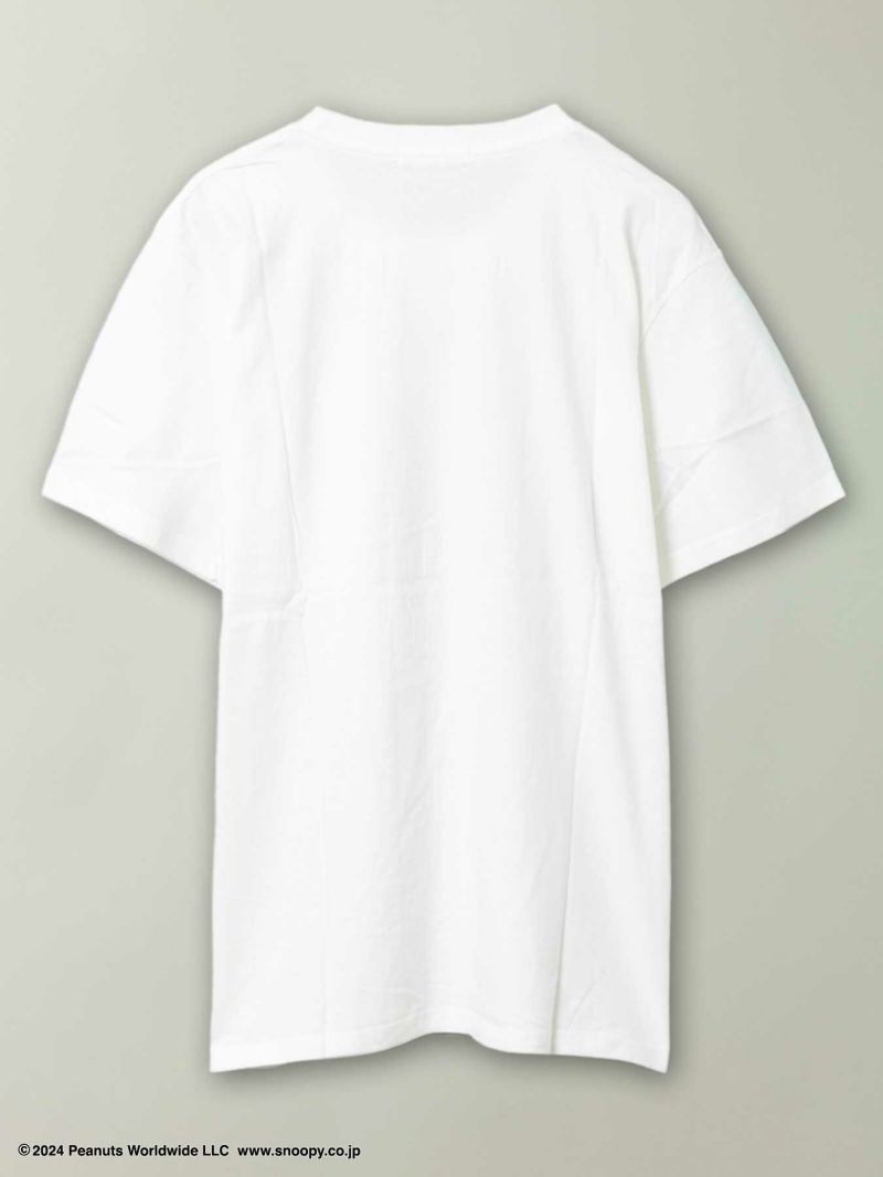 【PEANUTS】“スヌーピー”プリントポケットTシャツ