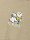 【PEANUTS】“スヌーピー”刺繍Tシャツ