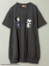 【JUICY×PEANUTS】≪100着限定≫“VINTAGE SNOOPY”コクーンチュニック〔別注〕