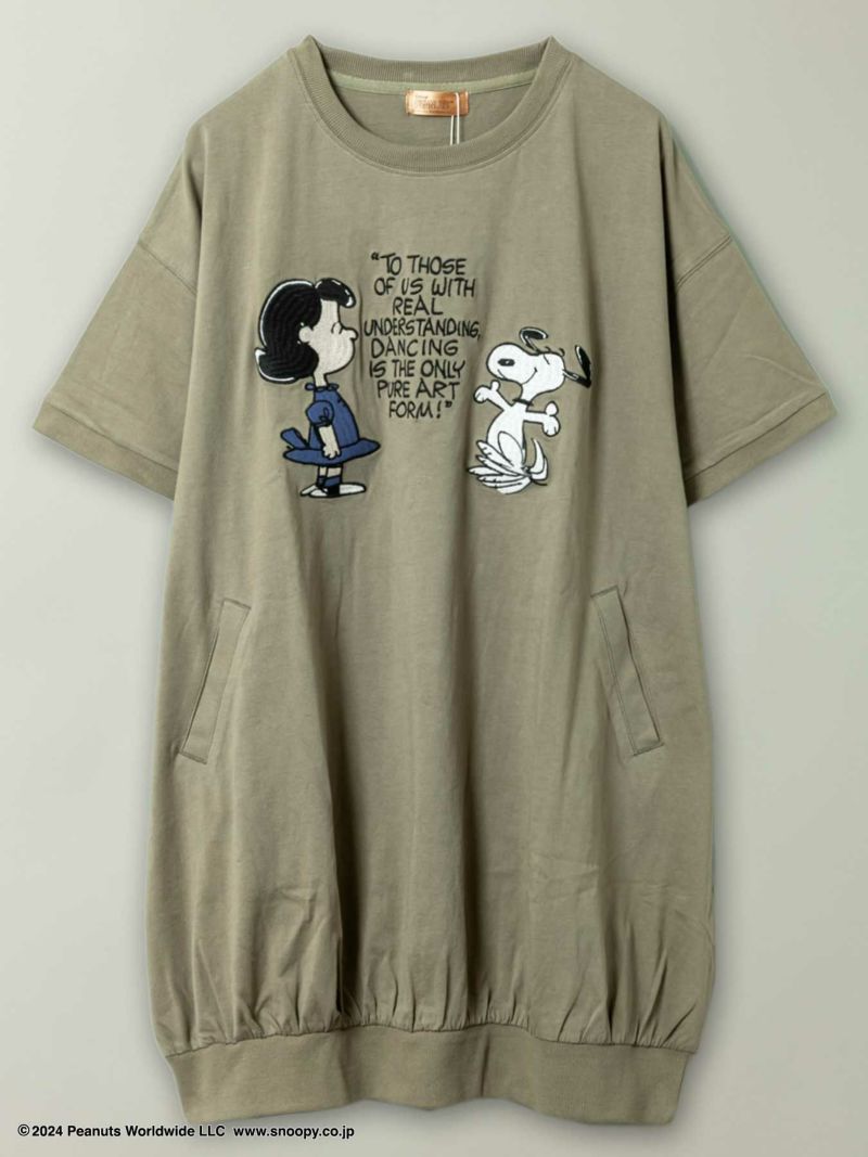 【JUICY×PEANUTS】≪100着限定≫“VINTAGE SNOOPY”コクーンチュニック〔別注〕