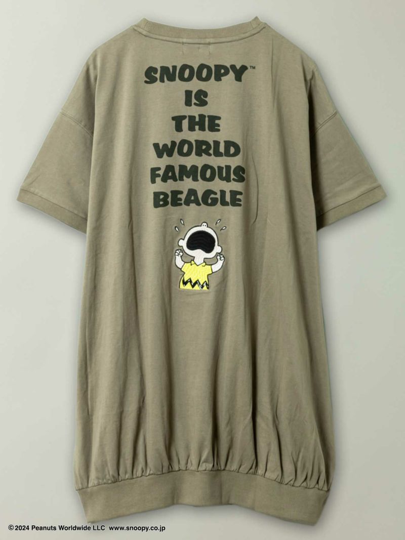 【JUICY×PEANUTS】≪100着限定≫“VINTAGE SNOOPY”コクーンチュニック〔別注〕