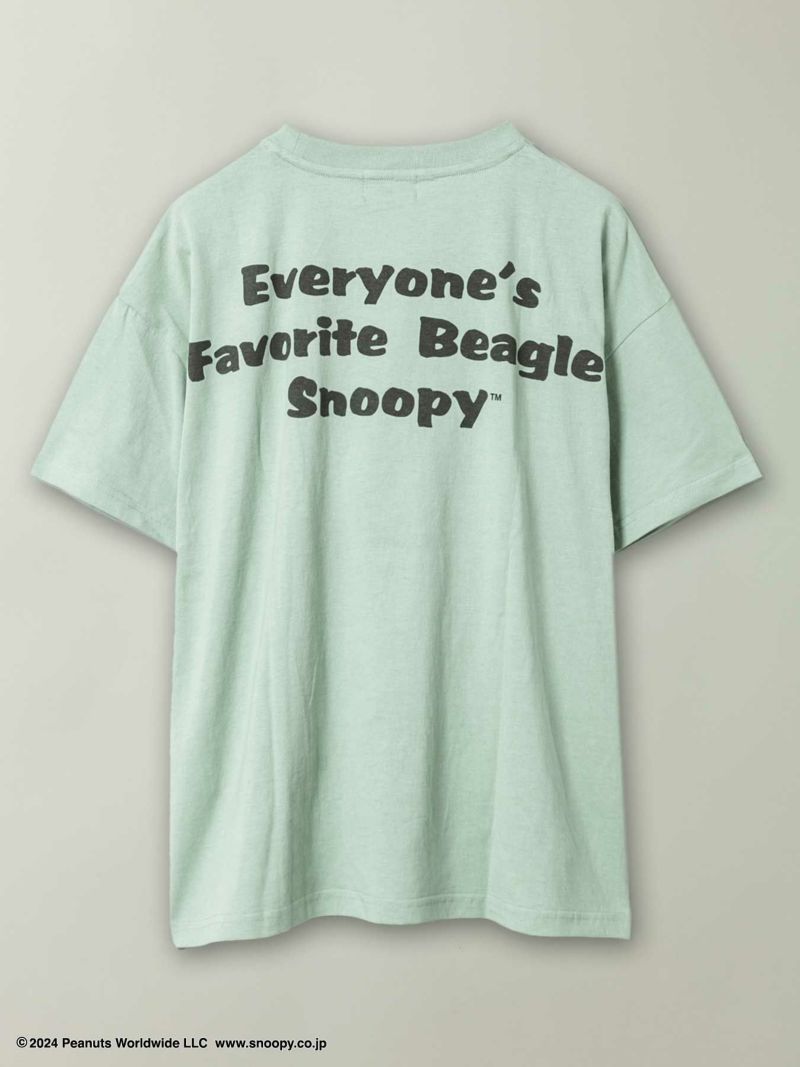 【JUICY×PEANUTS】≪100着限定≫“VINTAGE SNOOPY”ナイロンポケットTシャツ〔別注〕