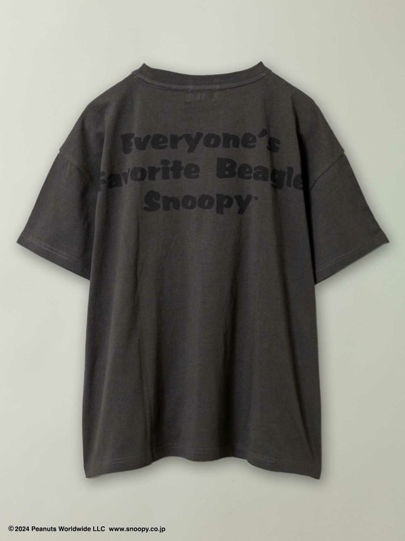 【JUICY×PEANUTS】≪100着限定≫“VINTAGE SNOOPY”ナイロンポケットTシャツ〔別注〕