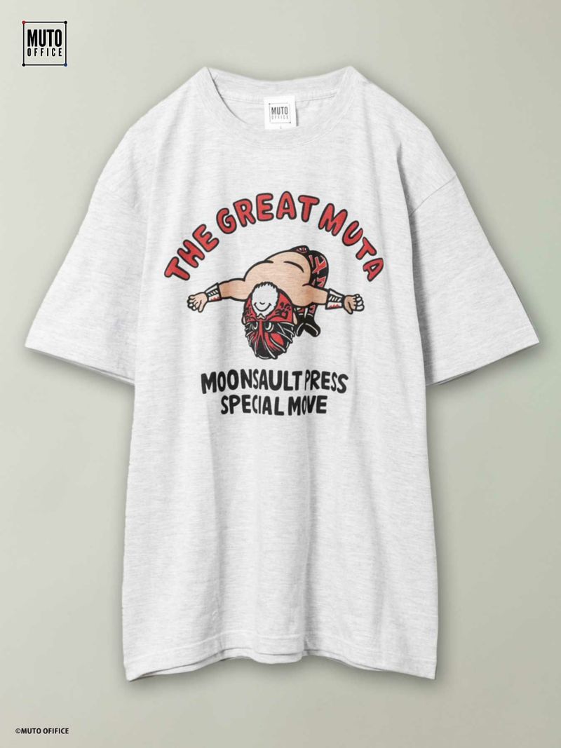 【THE GREAT MUTA】“MOONSAULT PRESS”プリントTシャツ