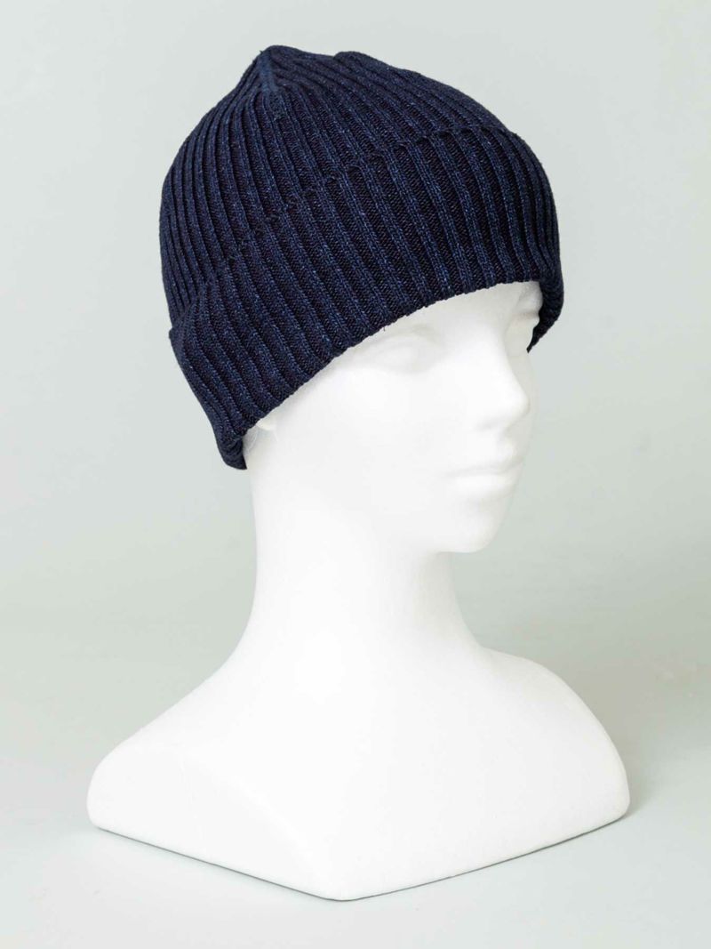 【AVIREX】INDIGO KNIT CAP