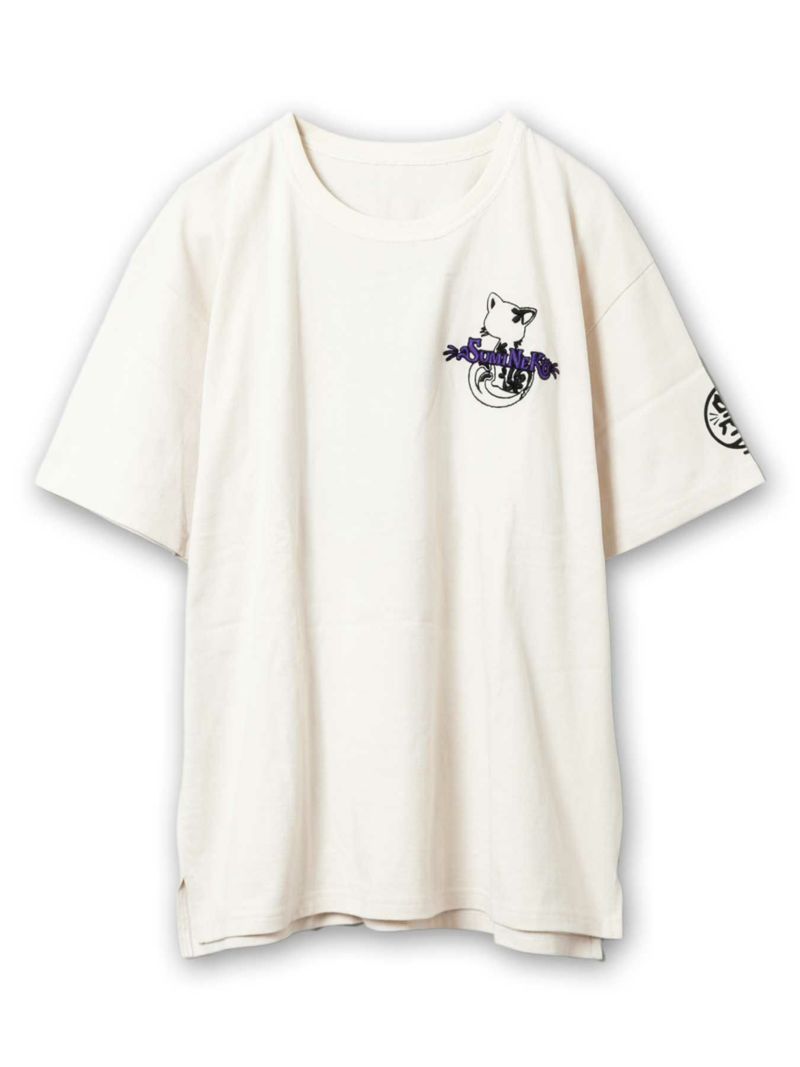【SUMINEKO】“スミネコ”刺繍入りTシャツ