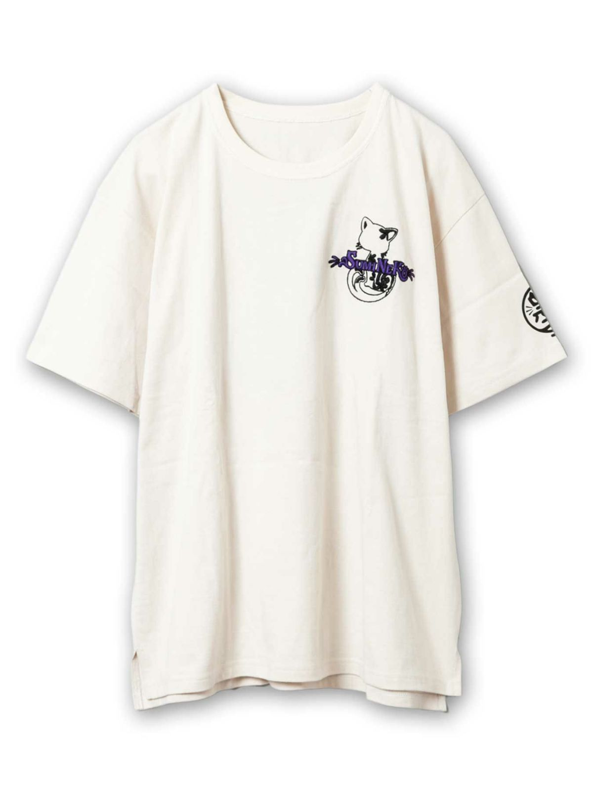 【SUMINEKO】“スミネコ”刺繍入りTシャツ