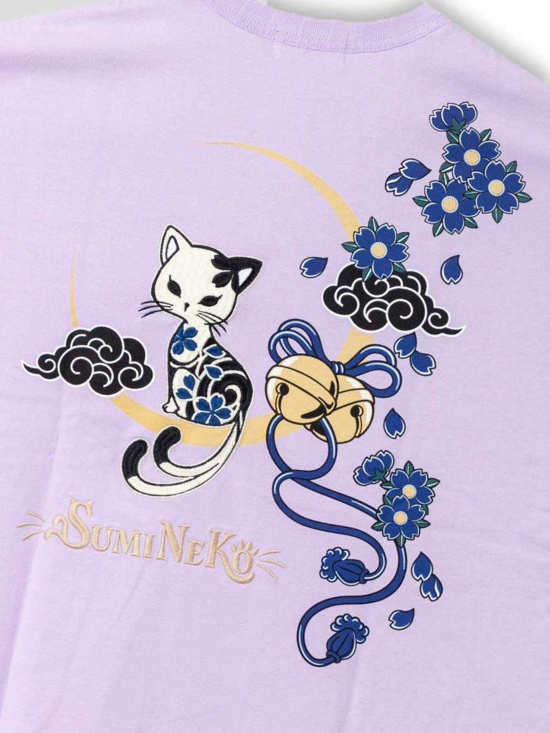 【SUMINEKO】“スミサクラ”刺繍入りTシャツ