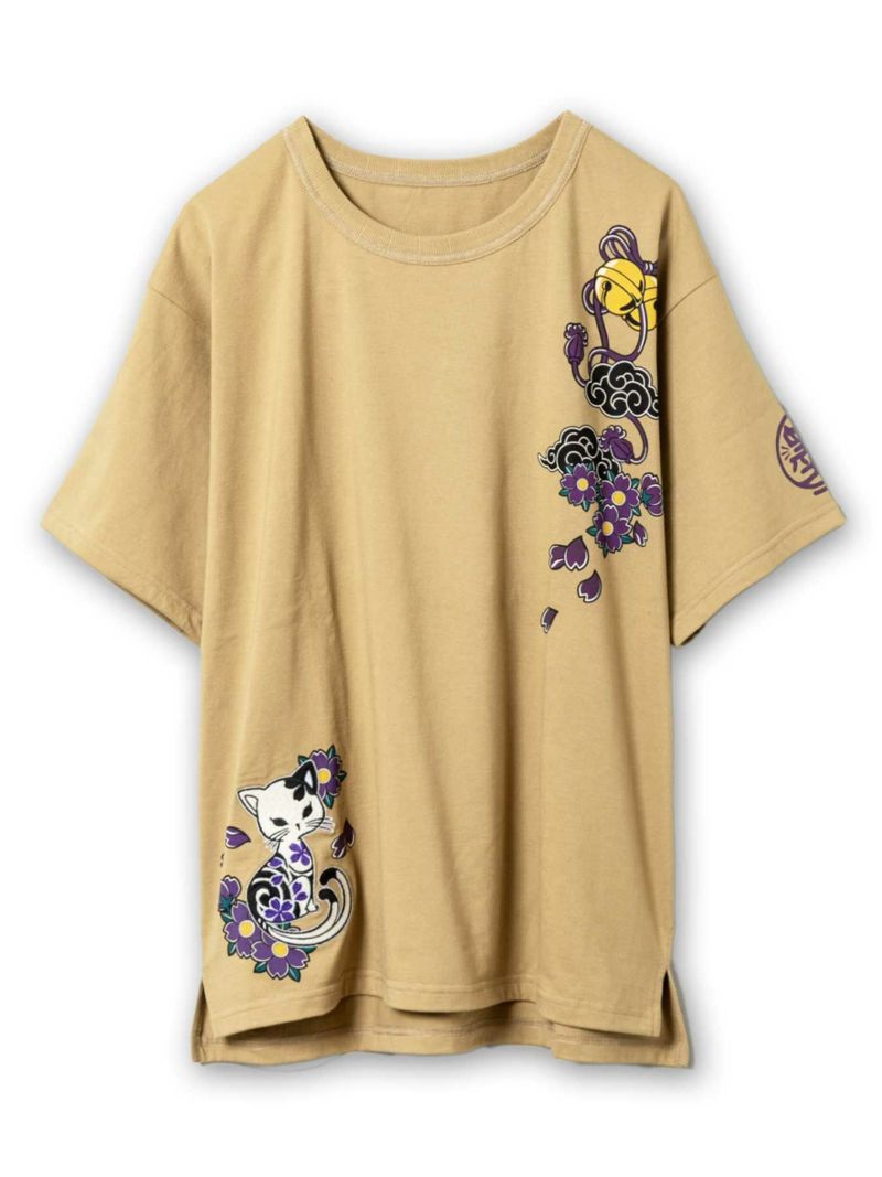 【SUMINEKO】“スミサクラ”刺繍入りTシャツ