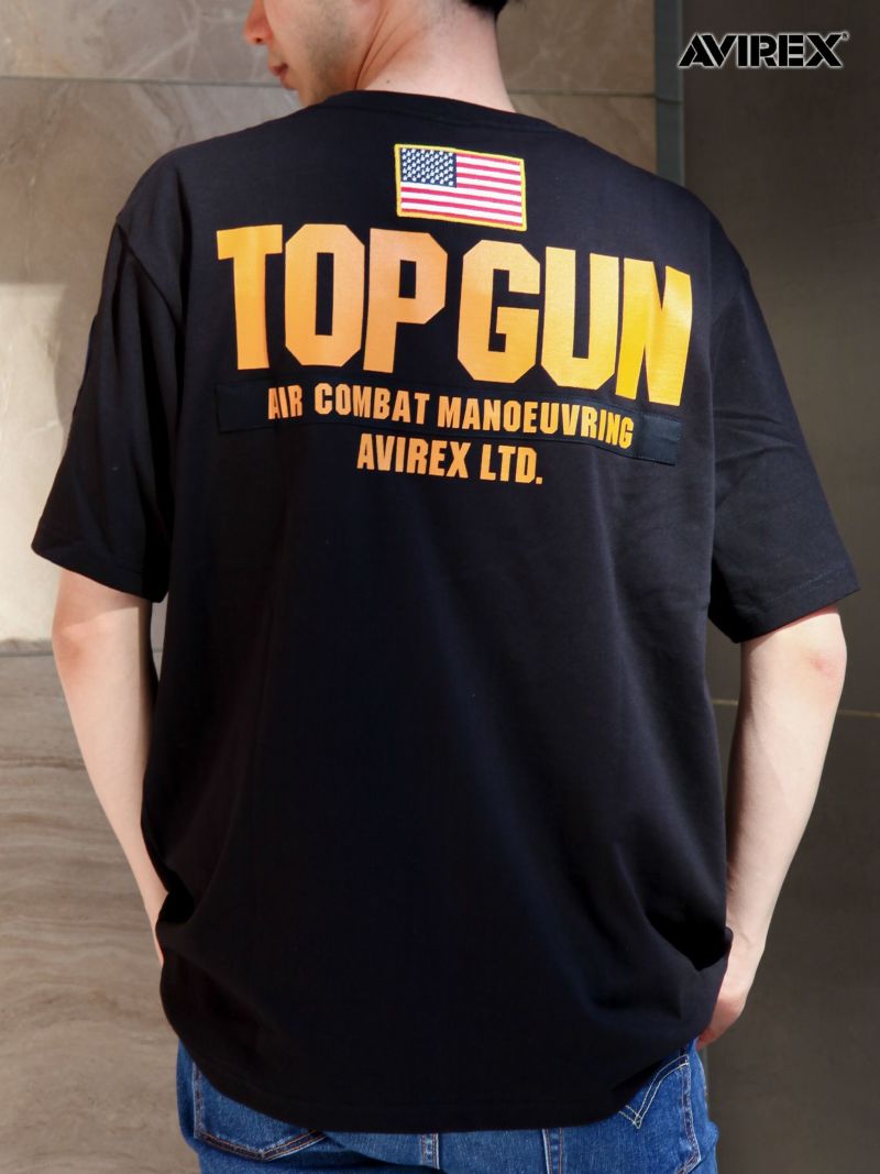 【AVIREX】“TOP GUN”PATCH&PRINT S/S T-SHIRT