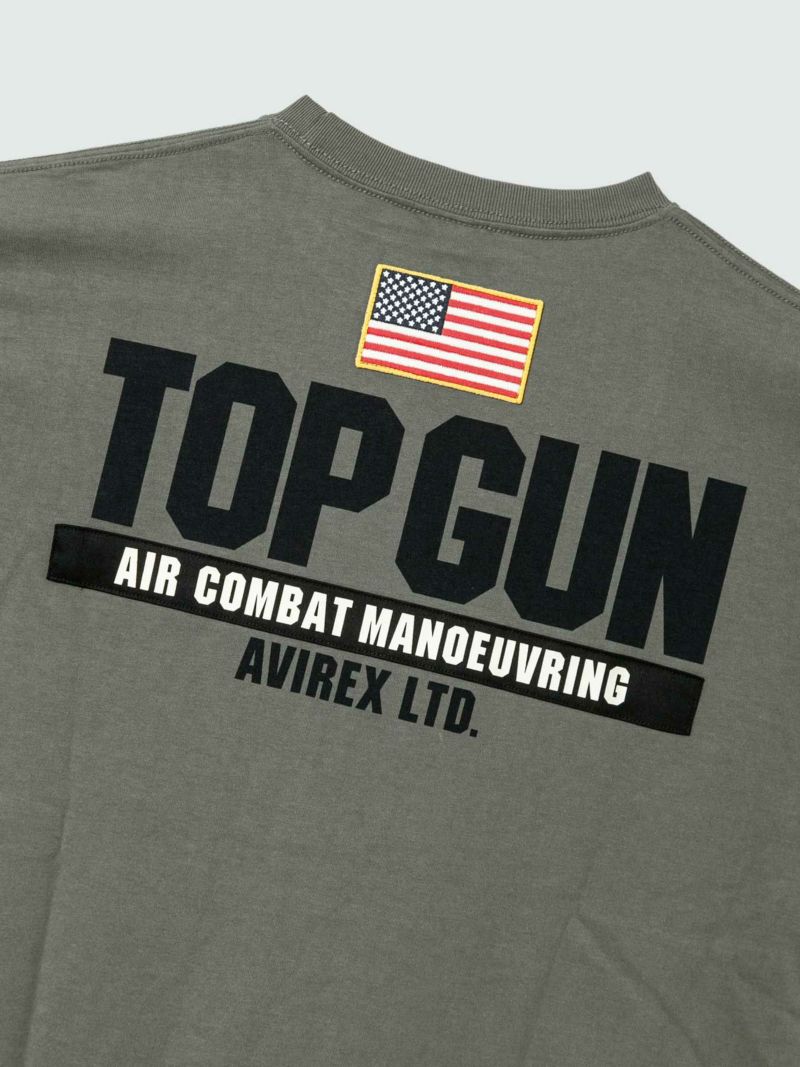 【AVIREX】“TOP GUN”PATCH&PRINT S/S T-SHIRT