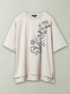 【雅結】桜流水プリントBIGシルエットTシャツ