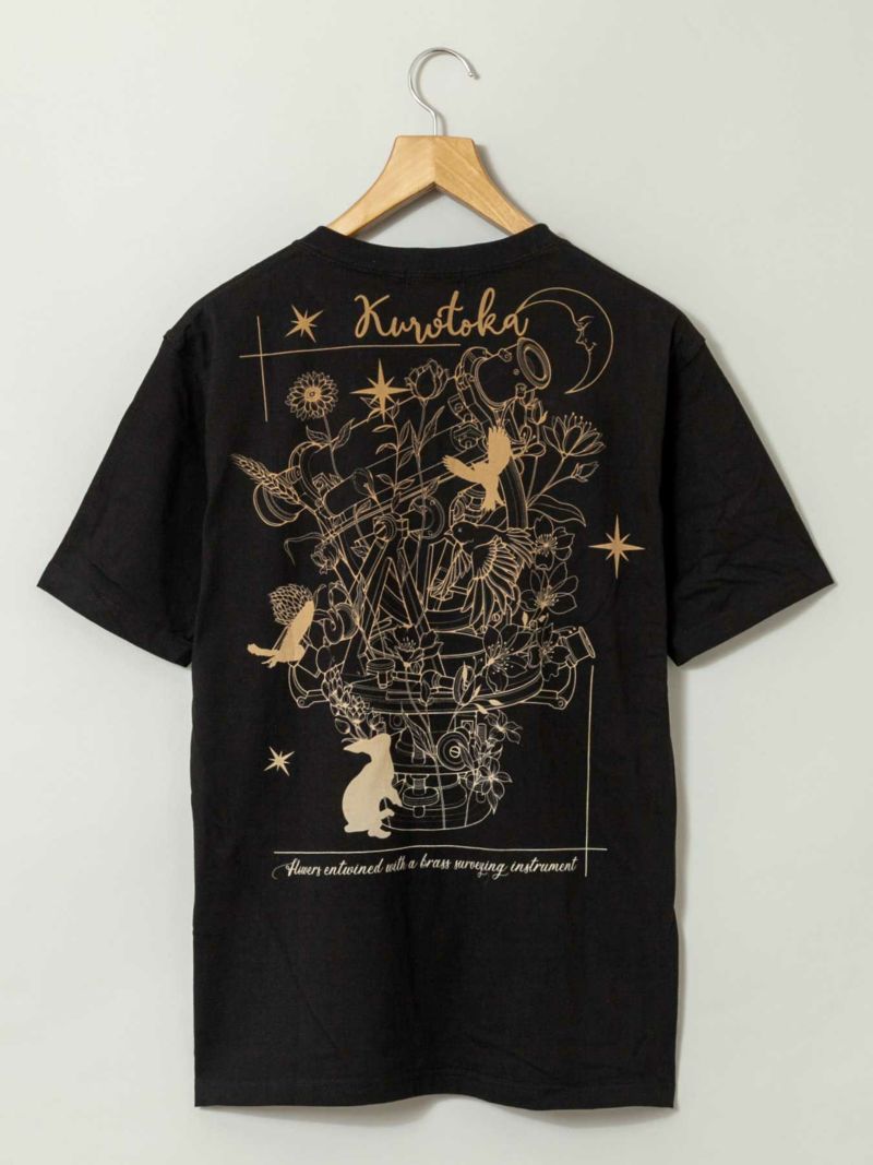 【黒菟華】“surveying instrument”プリントTシャツ