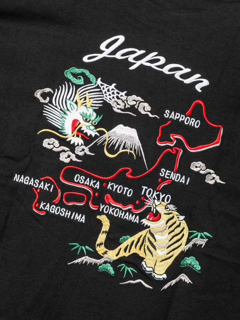 “JAPAN”総刺繍スカTシャツ
