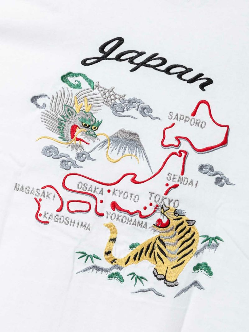 “JAPAN”総刺繍スカTシャツ