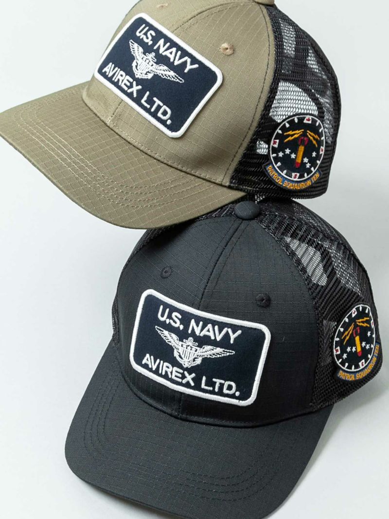 【AVIREX】“U.S.NAVY”MESH CAP