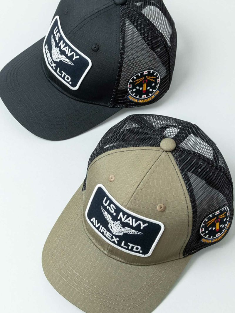 【AVIREX】“U.S.NAVY”MESH CAP