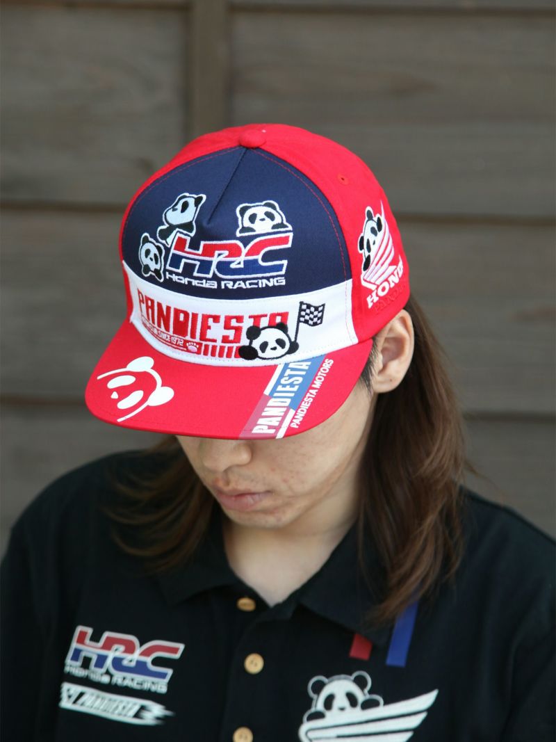 【HONDA×PANDIESTA JAPAN】“HRC”刺繍入りフラットキャップ2