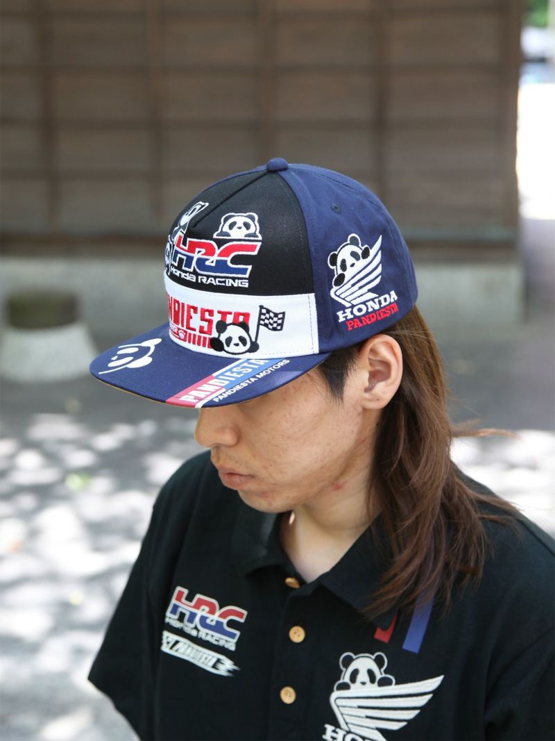 【HONDA×PANDIESTA JAPAN】“HRC”刺繍入りフラットキャップ2