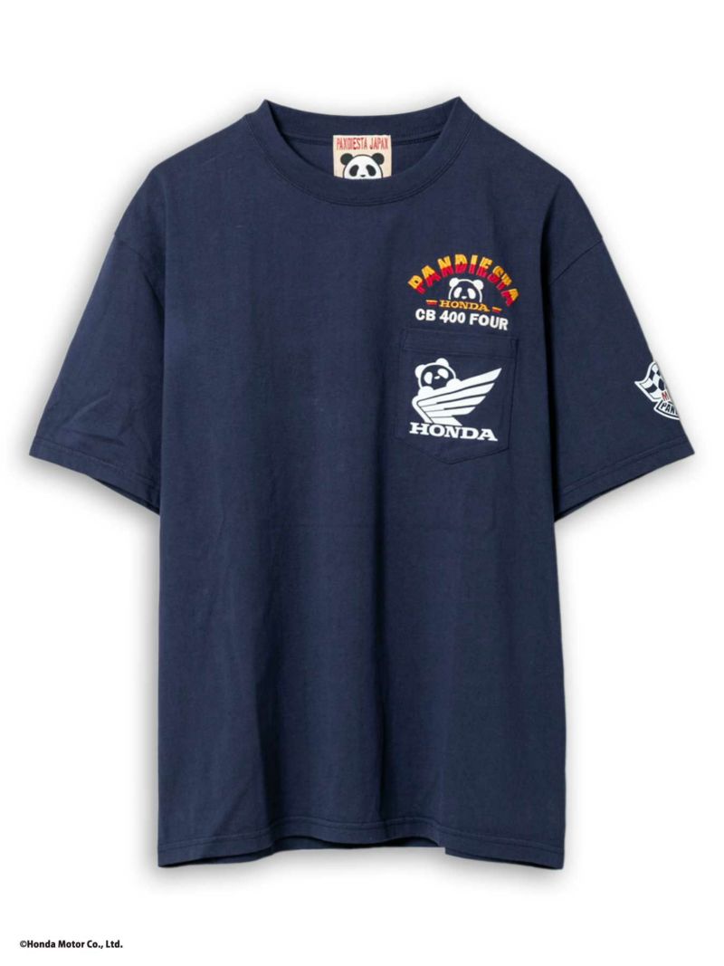 【HONDA×PANDIESTA JAPAN】“CB400FOUR TRICK RIDE”刺繍入りTシャツ