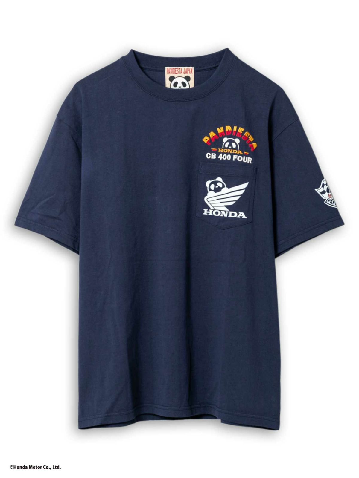 【HONDA×PANDIESTA JAPAN】“CB400FOUR TRICK RIDE”刺繍入りTシャツ