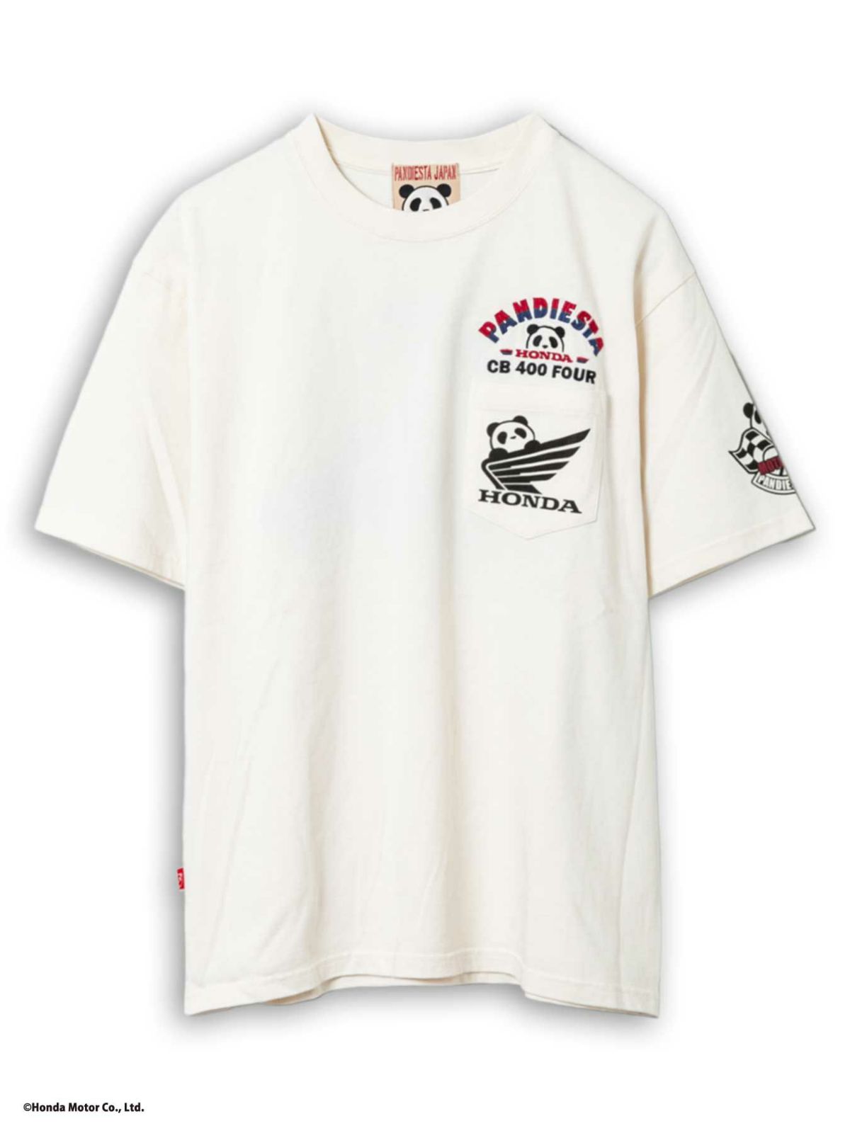 【HONDA×PANDIESTA JAPAN】“CB400FOUR TRICK RIDE”刺繍入りTシャツ