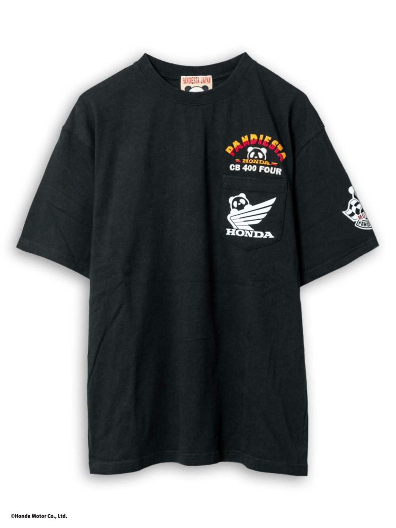 【HONDA×PANDIESTA JAPAN】“CB400FOUR TRICK RIDE”刺繍入りTシャツ