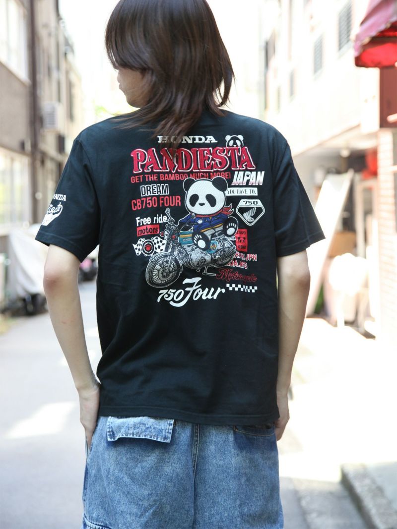 【HONDA×PANDIESTA JAPAN】“CB750FOUR RACERS DREAM”刺繍入りTシャツ