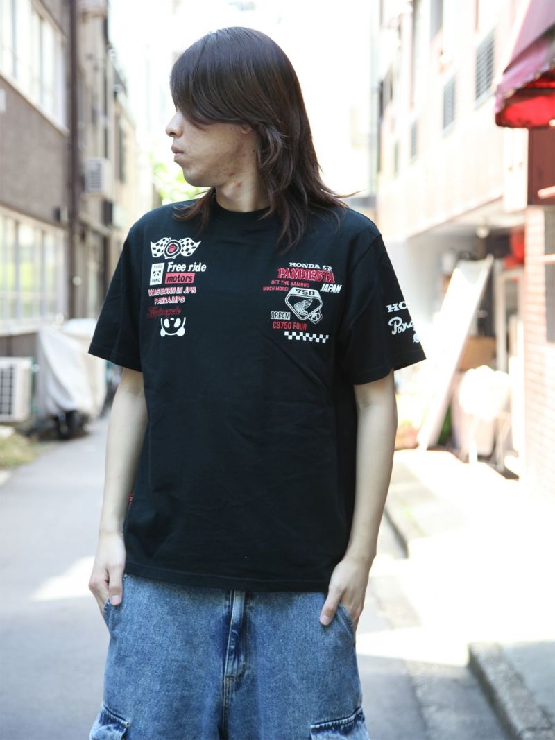 【HONDA×PANDIESTA JAPAN】“CB750FOUR RACERS DREAM”刺繍入りTシャツ