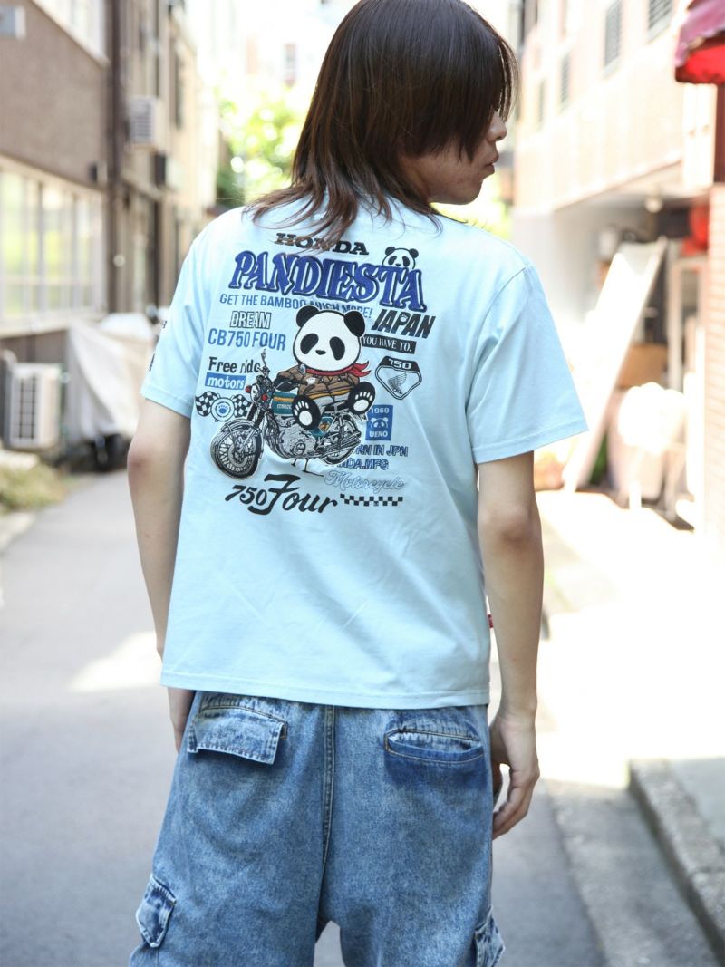 【HONDA×PANDIESTA JAPAN】“CB750FOUR RACERS DREAM”刺繍入りTシャツ