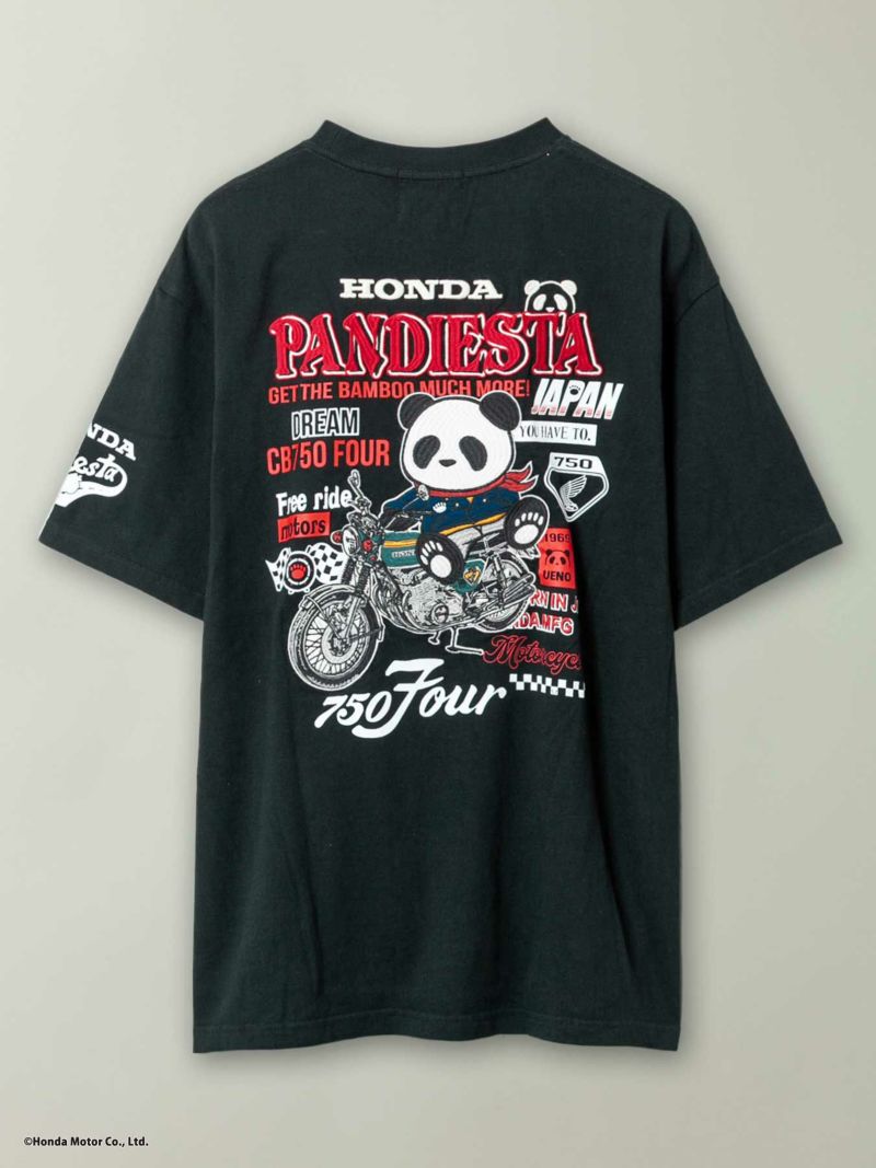 【HONDA×PANDIESTA JAPAN】“CB750FOUR RACERS DREAM”刺繍入りTシャツ