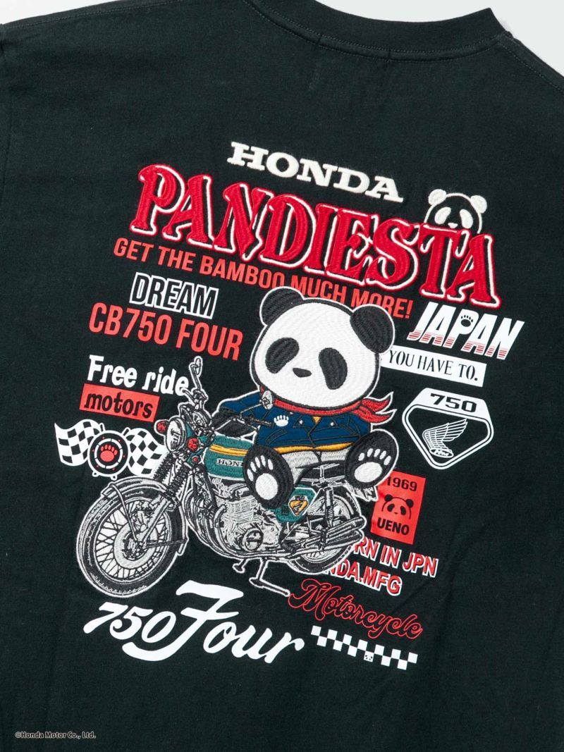 【HONDA×PANDIESTA JAPAN】“CB750FOUR RACERS DREAM”刺繍入りTシャツ