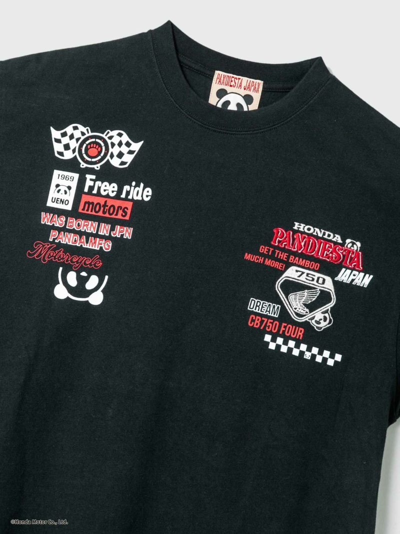 【HONDA×PANDIESTA JAPAN】“CB750FOUR RACERS DREAM”刺繍入りTシャツ