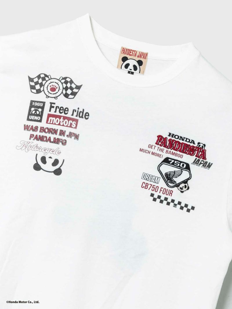 【HONDA×PANDIESTA JAPAN】“CB750FOUR RACERS DREAM”刺繍入りTシャツ