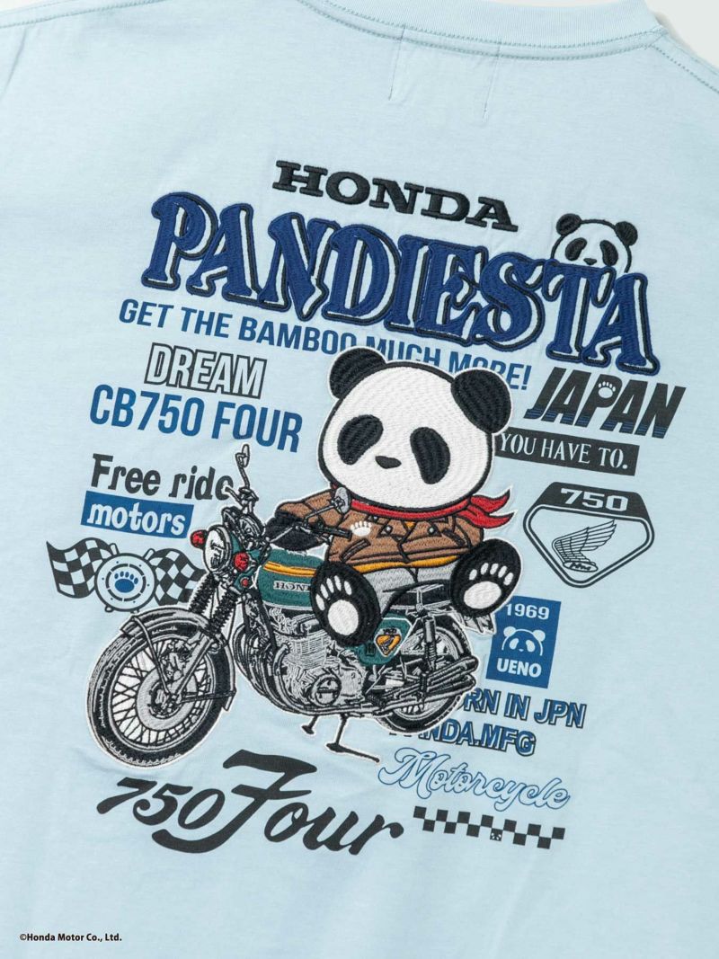 【HONDA×PANDIESTA JAPAN】“CB750FOUR RACERS DREAM”刺繍入りTシャツ