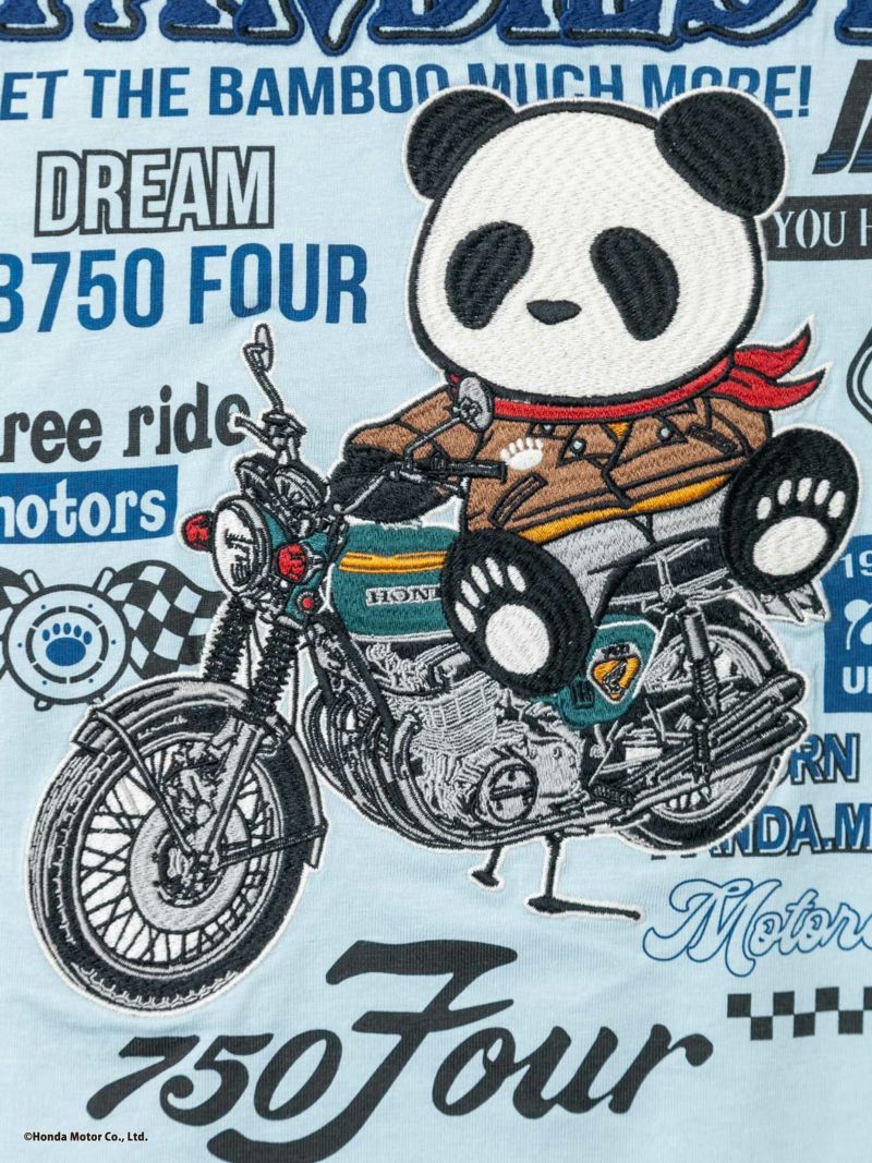 【HONDA×PANDIESTA JAPAN】“CB750FOUR RACERS DREAM”刺繍入りTシャツ